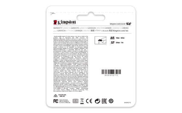 Kingston - Tarjeta de memoria flash (adaptador microSDXC a SD Incluido) - 256 GB - A2 / Video Class V30 / UHS-I U3 / Class10 - microSDXC UHS-I - Imagen 7
