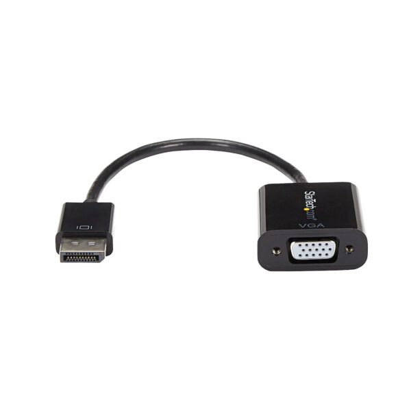 StarTech.com Adaptador DisplayPort a VGA de Pantalla - 1080p 1920x1200 - Conversor Activo de Vídeo HD DP a VGA - (DP2VGA3) - Adaptador de pantalla - DisplayPort (M) a HD-15 (VGA) (H) - 10 cm - activo - negro - para P/N: DK31C3HDPD, DK31C3HDPDUE, DKM30CHDPD, DKM30CHDPDUE, SV231QDPU34K, TB32DP14 - Imagen 6