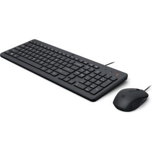 HP 150 - Juego de teclado y ratón - USB - Latinoamérica - negro - para HP 21, 22, 24, 27; Pavilion 24, 27, TP01; Pavilion Laptop 13, 14, 15