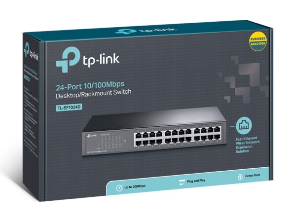 TP-Link TL-SF1024D - Conmutador - 24 x 10/100 - sobremesa - Imagen 5