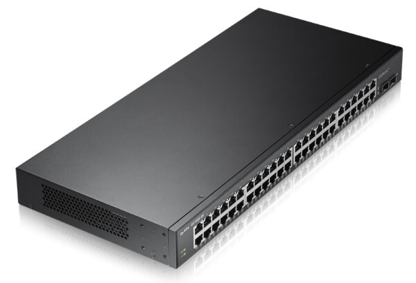 Zyxel GS1900-48 - Conmutador - inteligente - 48 x 10/100/1000 + 2 x Gigabit SFP - sobremesa, montaje en rack, montaje en pared - Imagen 3