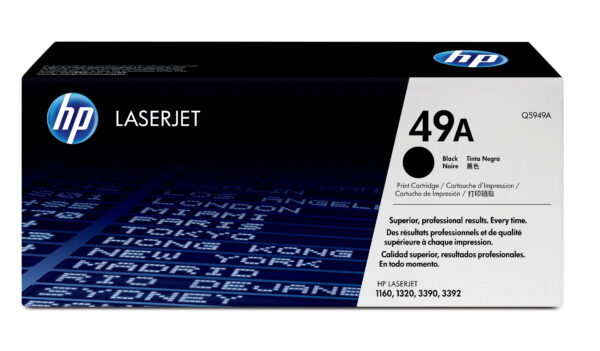 HP 49A - Negro - original - LaserJet - cartucho de tóner (Q5949A) - para LaserJet 1320, 1320n, 1320nw, 1320t, 1320tn, 3390, 3392 - Imagen 2