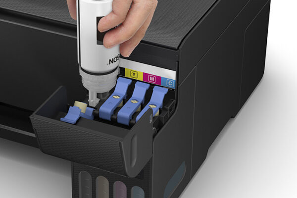 Epson EcoTank L3250 - Impresora multifunción - color - chorro de tinta - ITS - A4/Legal (material) - hasta 7.7 ppm (copiando) - hasta 10 ppm (impresión) - 100 hojas - USB 2.0, Wi-Fi(ax) - Imagen 4