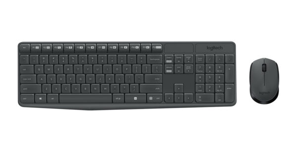 Logitech - Juego de teclado y ratón - MK235 - Español - Inalámbrico - USB - Negro - Imagen 4