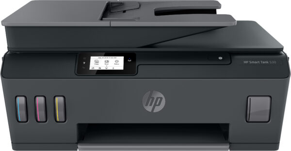 HP Smart Tank 530 - Impresora multifunción - color - chorro de tinta - Legal (216 x 356 mm) (original) - A4/Legal (material) - hasta 10 ppm (copiando) - hasta 11 ppm (impresión) - 100 hojas - USB 2.0, Wi-Fi(n), Bluetooth