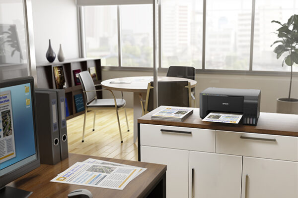 Epson EcoTank L3250 - Impresora multifunción - color - chorro de tinta - ITS - A4/Legal (material) - hasta 7.7 ppm (copiando) - hasta 10 ppm (impresión) - 100 hojas - USB 2.0, Wi-Fi(ax) - Imagen 7
