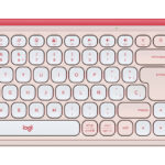 Logitech Pop Icon Combo - Keyboard and mouse set - Spanish (Latin American) - Rose