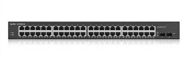 Zyxel GS1900-48 - Conmutador - inteligente - 48 x 10/100/1000 + 2 x Gigabit SFP - sobremesa, montaje en rack, montaje en pared - Imagen 4