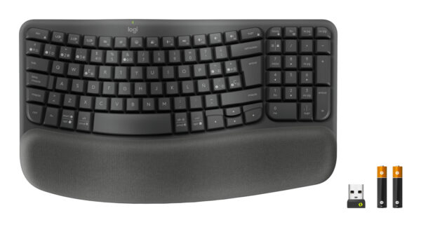 Logitech - Keyboard - Wave keys - Spanish - Graphite - Imagen 4