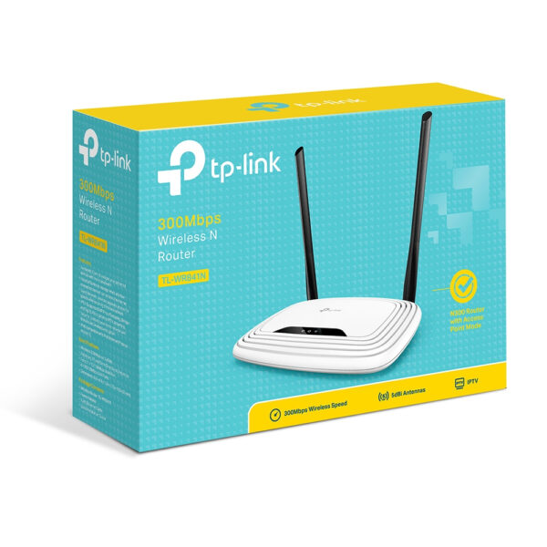 TP-LINK TL-WR841N Router inalámbrico N a 300 Mbps - Enrutador inalámbrico conmutador de 4 puertos 2,4 GHz - Imagen 5