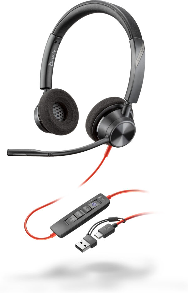 Poly BW 3320 Stereo -M USB-C HS +USB-C/A - Imagen 7