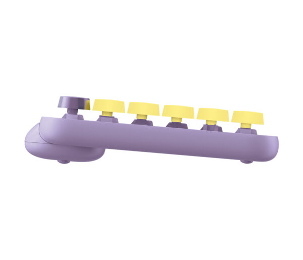 Logitech POP Keys - Teclado - Inalámbrico - Español - USB / Bluetooth LE / Bluetooth 5.1 / Bluetooth - Diseño ergonómico - Morado - Imagen 6