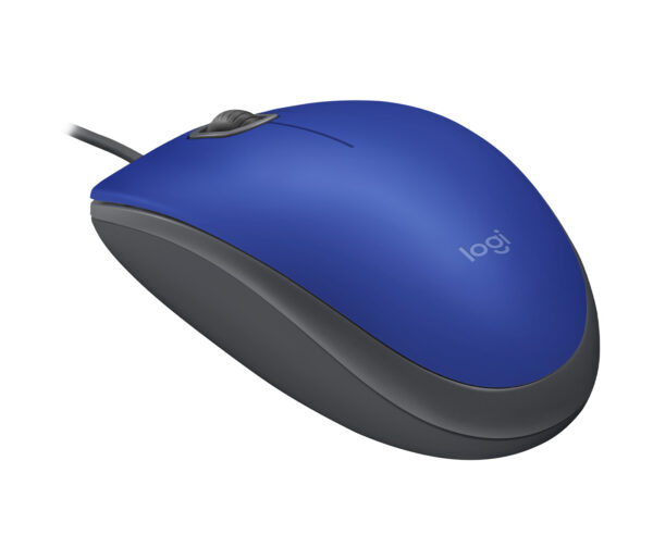 Logitech - Mouse - Wired - Blue - M110 Silent - Imagen 5