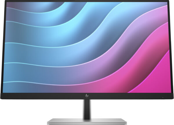 HP E24 G5 - E-Series - monitor LED - 23.8" - 1920 x 1080 Full HD (1080p) @ 75 Hz - IPS - 250 cd/m² - 1000:1 - 5 ms - HDMI, DisplayPort - cabezal negro, negro y plateado (soporte)