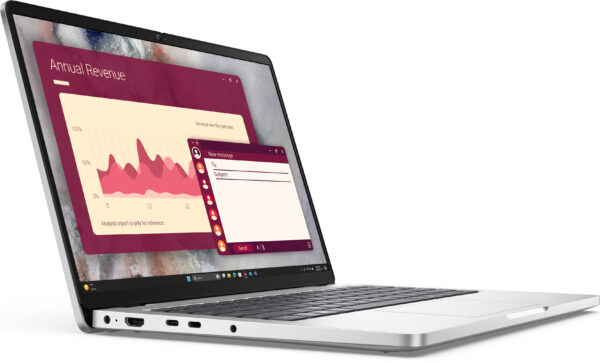 Dell Pro - Notebook - 14" - Intel Core Ultra 5 235U / 4.9 GHz - 16 GB - DDR5 SDRAM - 512 GB - Integrated Intel Graphics - Windows 11 Pro - 3-year warranty - Imagen 3
