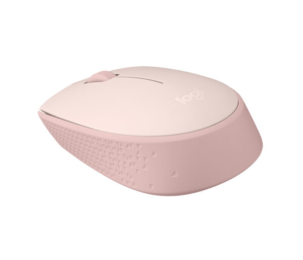 Logitech M170 Wireless Mouse, Ambidextrous, Rose - Ratón - diestro y zurdo - óptico - 3 botones - inalámbrico - 2.4 GHz - receptor inalámbrico USB - rosa - Imagen 3