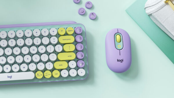 Logitech POP - Ratón - compacto - óptico - 4 botones - inalámbrico - Bluetooth 5.1 - morado - Imagen 10