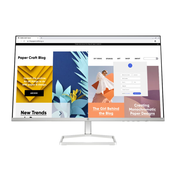 HP - 27" - 1920 x 1080 - IPS White Monitor-527sw - Imagen 13