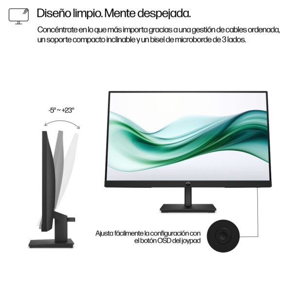 HP - LED-backlit LCD monitor - 23.8" - Series 3 Pro - Imagen 8
