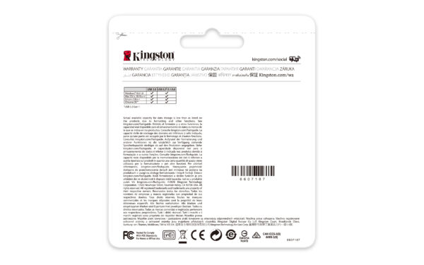 Kingston DataTraveler Exodia - Unidad flash USB - 64 GB - USB 3.2 Gen 1 - negro con turquesa - Imagen 8