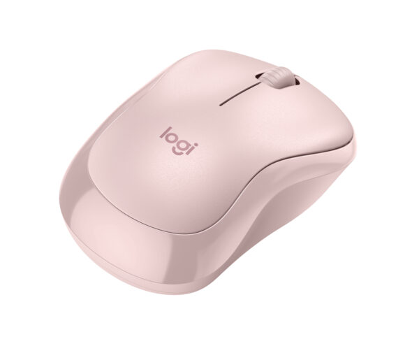 Logitech M240 Silent Bluetooth Mouse, Compact, Portable, Smooth Tracking, Rose - Ratón - 3 botones - inalámbrico - Bluetooth - rosa