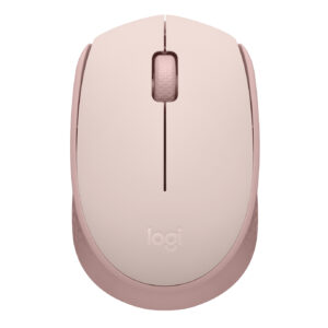 Logitech M170 Wireless Mouse, Ambidextrous, Rose - Ratón - diestro y zurdo - óptico - 3 botones - inalámbrico - 2.4 GHz - receptor inalámbrico USB - rosa