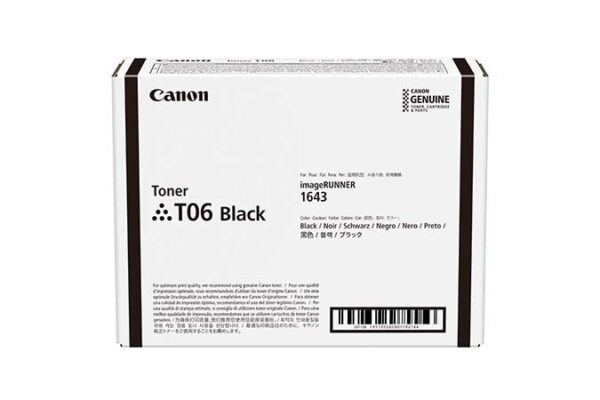 Canon T06 - Negro - original - cartucho de tóner - para imageRUNNER 1643i II, 1643iF, 1643iF II; i-SENSYS X 1643P - Imagen 2