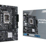 ASUS PRIME H610M-K D4 - Placa base - micro ATX - Socket LGA1700 - H610 Chipset - USB 3.2 Gen 2, USB 3.2 Gen 1 - Gigabit LAN - Tarjeta gráfica (CPU necesaria) - HD Audio (8-canales)