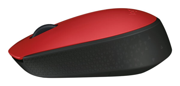 Logitech M170 - Ratón - diestro y zurdo - inalámbrico - 2.4 GHz - receptor inalámbrico USB - rojo - Imagen 2