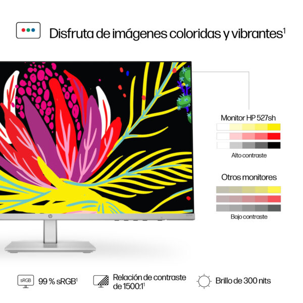 HP Monitor Series 5 27inch FHD Height Adjust-527sh - Imagen 7