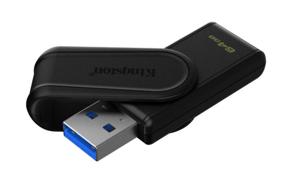 Kingston - USB flash drive - USB 3.2 Gen 1 - DataTraveler Exodia S Black - Imagen 3
