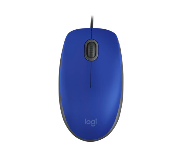 Logitech - Mouse - Wired - Blue - M110 Silent - Imagen 2