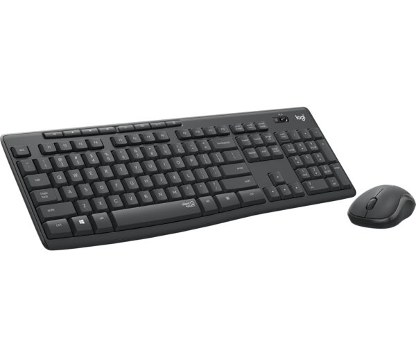Logitech MK295 Silent - Juego de teclado y ratón - inalámbrico - 2.4 GHz - Black - Imagen 2