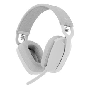Logitech Zone Vibe 100 - Auricular - tamaño completo - Bluetooth - inalámbrico - blanco hueso