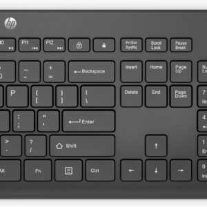 HP - Keyboard and mouse set - Wireless - Black