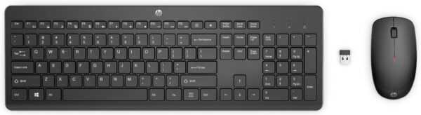 HP - Keyboard and mouse set - Wireless - Black