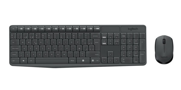 Logitech - Juego de teclado y ratón - MK235 - Español - Inalámbrico - USB - Negro - Imagen 5