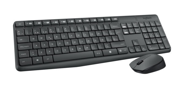 Logitech - Juego de teclado y ratón - MK235 - Español - Inalámbrico - USB - Negro - Imagen 8
