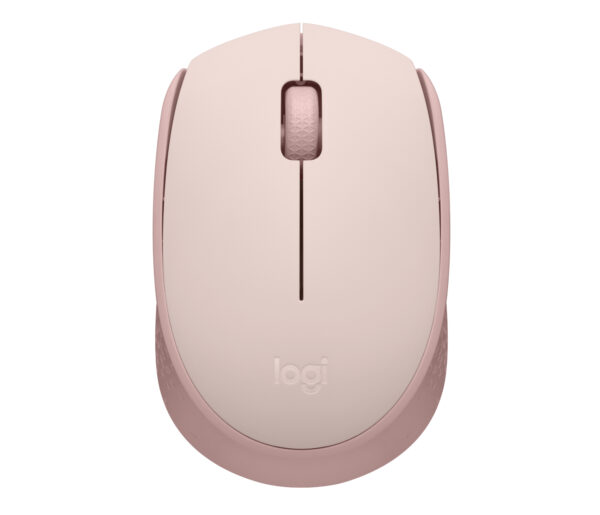 Logitech M170 Wireless Mouse, Ambidextrous, Rose - Ratón - diestro y zurdo - óptico - 3 botones - inalámbrico - 2.4 GHz - receptor inalámbrico USB - rosa - Imagen 2