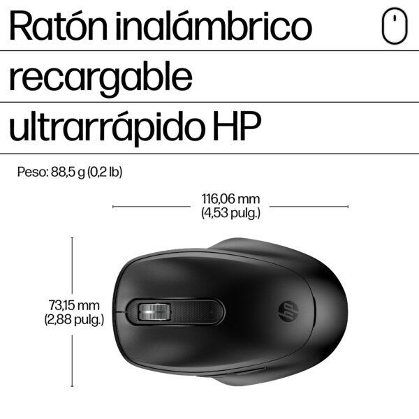 HP - Mouse - Wireless - 9C2F6AA#ABA - Imagen 5