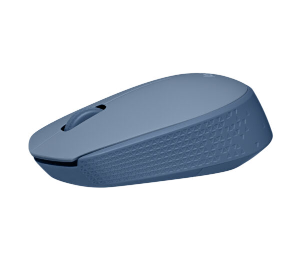 Logitech M170 Wireless Mouse, Ambidextrous, Blue Gray - Ratón - diestro y zurdo - óptico - 3 botones - inalámbrico - 2.4 GHz - receptor inalámbrico USB - azul/gris - Imagen 3