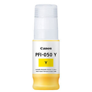 Canon PFI-050Y - 70 ml - amarillo - original - depósito de tinta - para imagePROGRAF TC-20, TC-20M, TC-21, TC-21M