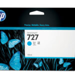 HP 727 - 130 ml - cián - original - DesignJet - cartucho de tinta - para DesignJet T1500, T1530, T2500, T2530, T920, T930