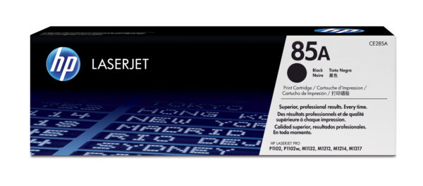 HP 85A - Negro - original - LaserJet - cartucho de tóner (CE285A) - para LaserJet Pro M1132 MFP, M1212nf MFP, M1217nfw MFP, P1102, P1102s, P1102W, P1109, P1109W - Imagen 2