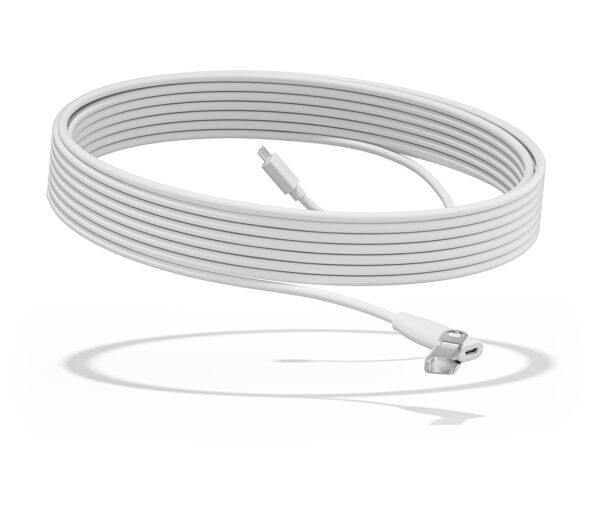 Logitech Rally Mic Pod Extension Cable - Cable alargador de micrófono - 10 m - plenum - para Rally Mic Pod; Rally Bar, Bar Mini, Plus; Room Solution Large - Imagen 2