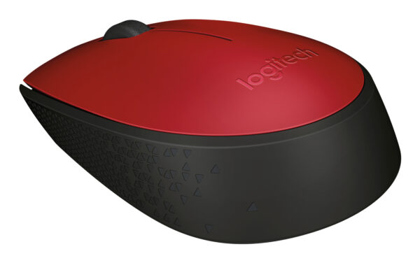 Logitech M170 - Ratón - diestro y zurdo - inalámbrico - 2.4 GHz - receptor inalámbrico USB - rojo - Imagen 5