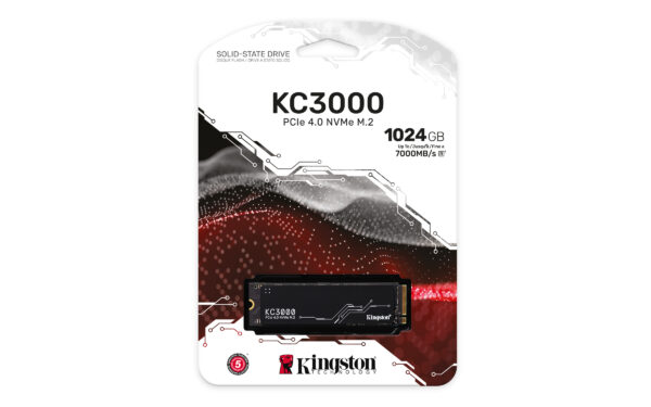 Kingston KC3000 - SSD - 1024 GB - interno - M.2 2280 - PCIe 4.0 (NVMe) - para Intel Next Unit of Computing 12 Pro Kit - NUC12WSKi5 - Imagen 5