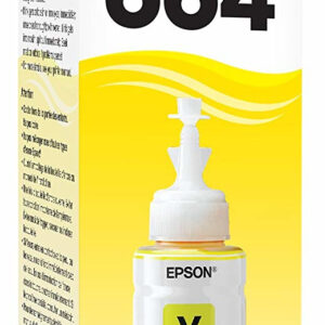 Epson T664 - Amarillo - original - recarga de tinta - para Epson L380, L386, L395, L495; EcoTank ET-2600, 2650, L1455, L396, L606, L656