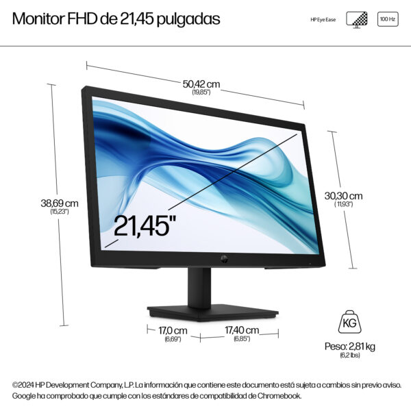HP - 21.45" - Serie 3 Pro 322pv - Imagen 4