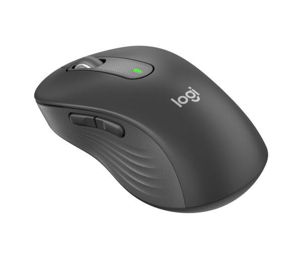 Logitech Signature M650 L - Ratón - tamaño completo - diestro - inalámbrico - 2.4 GHz, Bluetooth - receptor de USB Logitech Logi Bolt - grafito - Imagen 2